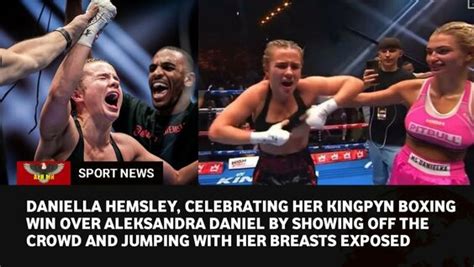 daniel hemsley onlyfans|OnlyFans boxer Daniella Hemsley lifts her top to celebrate